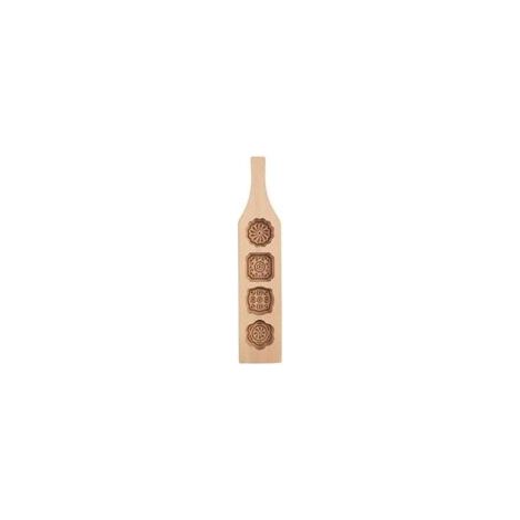 Stampo in legno per mooncake con motivo per la Festa di Metà Autunno - Crezuo (1/4)