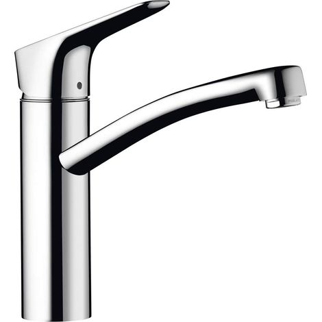 Hansgrohe – Mitigeur de cuisine chromé – Hauteur sous bec 15.5 cm – Cartouche céramique 35 mm – Débit 12 l/min – Laiton durable (1/4)