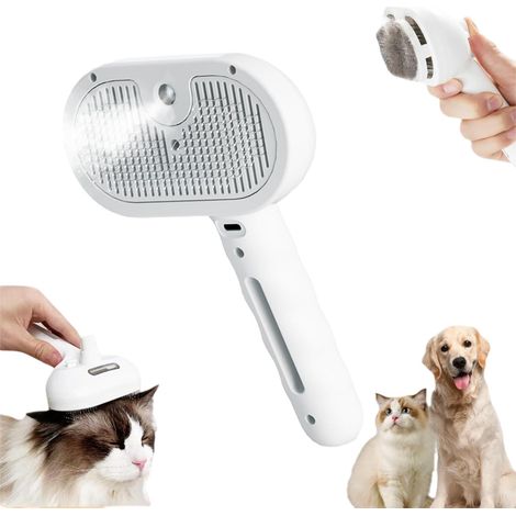 Filiyano-Brosse pour chat pour dépoiler les chats à poils courts, 20 x 11 cm, blanche (1/5)