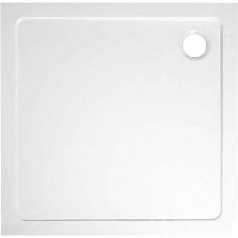 Aqualine - Receveur de douche Tecmi, 90x90x3 cm, blanc PQ009 (1/5)