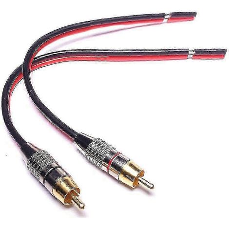 Adaptateur de câble d'enceinte 2 canaux vers prise RCA 26-27 (1/5)