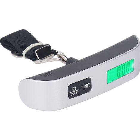 Tragbare Mini-Handwaage mit hoher Tragkraft, präziser LED-Digitalanzeige und grüner Hintergrundbeleuchtung – ideal für Reisen (1/5)