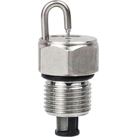 Buse de jet de brumisation à broche argentée, têtes de rechange en acier inoxydable filetage 1/8 avec filtre pour système de refroidissement extérieur (1/5)