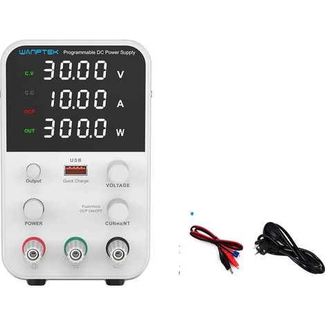 Fuente de alimentación, salida ajustable, certificación CE, WPS 30V 10A 300W-a, enchufe EU-c de 220V (1/2)