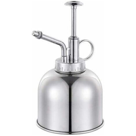 Vaporisateur Plante,Brumisateur D'eau Premium Classique Intérieur Vintage, Pulvérisateur De Plantes Décoratives Avec Pompe, Citrouille Pour Plantes Aériennes, Orchidées Et Plus - Laiton Poli ( (1/5)