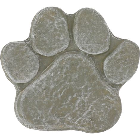 Pierre Tombale pour Chien avec Empreinte - Gravure DIY pour Jardin, Pelouse ou Patio - Monument Commémoratif pour Animal de Compagnie en Vert Moussu (1/5)