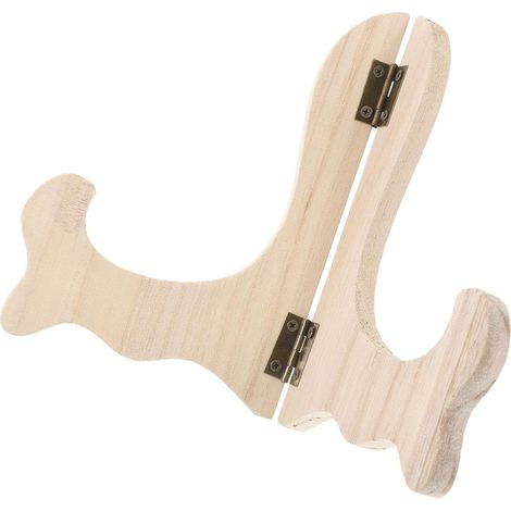 Présentoir Porte-assiettes en Bois pour Thé et Petits Objets, Support Polyvalent Installation Facile, pour Maisons et Salons de Thé (1/5)
