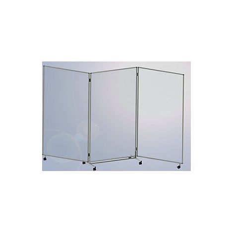 Faltwand mobil aus Acrylglas mit 3 Flächen HxBxT 1905 x (1/5)
