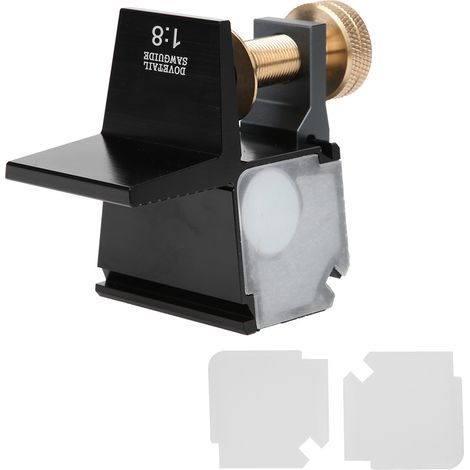 Guide de Rainurage en Alliage d'Aluminium pour Travail du Bois, Jauge de Scie à Queue d'Aronde 1:8 pour Projets DIY (1/5)