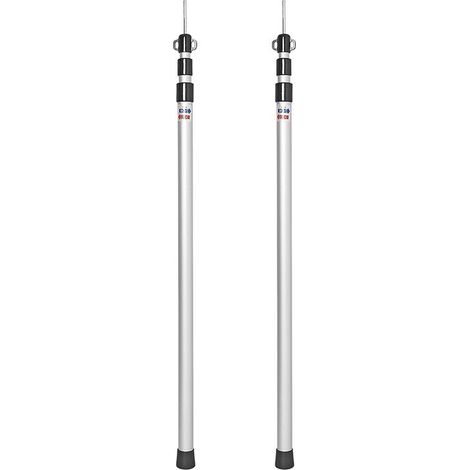 Palo per tenda telescopico 93-230 cm - set da 2 pezzi (1/5)
