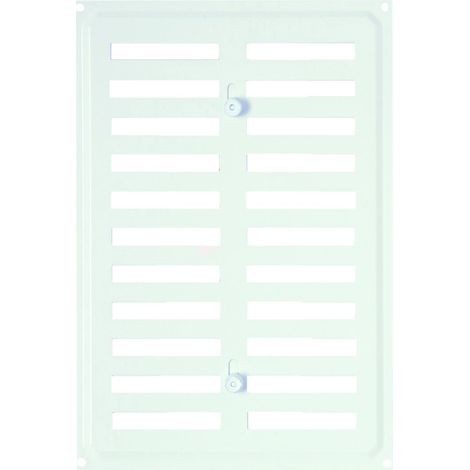 Brinox b70390d – Griglia Di Ventilazione A persiana, 24,5 x 17 cm, colore: bianco