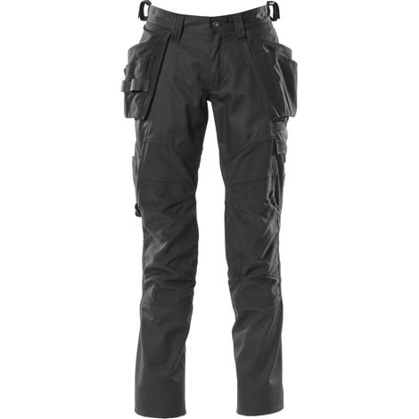 Mascot ACCELERATE Hose mit CORDURA-Knie-und Hängetaschen 18531-442 Gr. 23 schwarz (1/5)