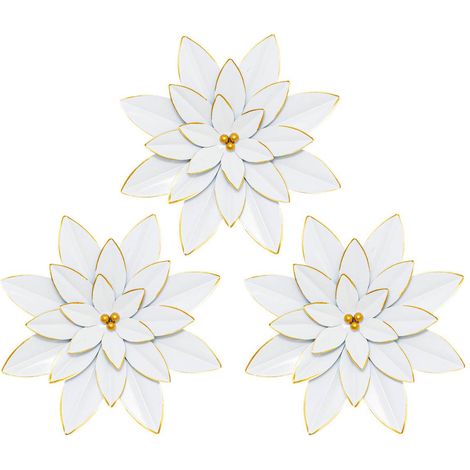 3 decorazioni da parete alya d24cm - Atmosphera créateur d'intérieur