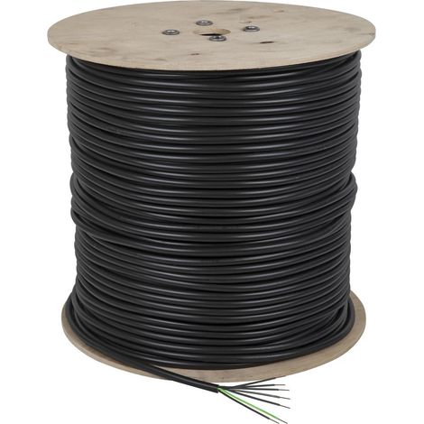 Câble enterré 7 x 2,5 mm² NYY-J avec conducteur de protection