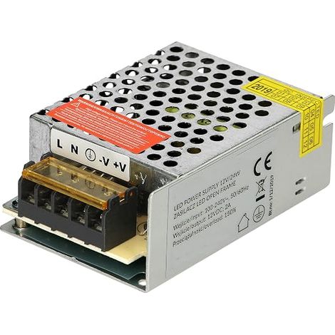 Block d'Alimentation Transformateur 90-250V 12VDC Avec Protection Contre Les Surcharges et les Courts-circuits (1/4)