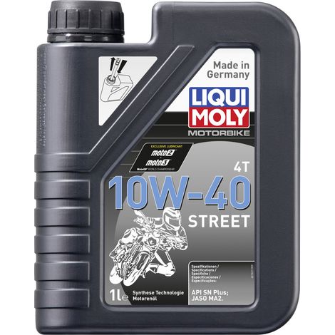 Liqui Moly 4-Takt Motoröl 4T 10W-40 Street 1 L Motoröle (1/3)
