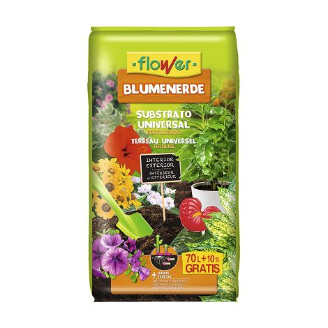 FLOWER Substrato Universal Blumenerde, 70 Litros