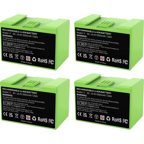 Remplacement de batterie, 14,4V, capacité de 5000mAh, 4 Batterie (1/2)