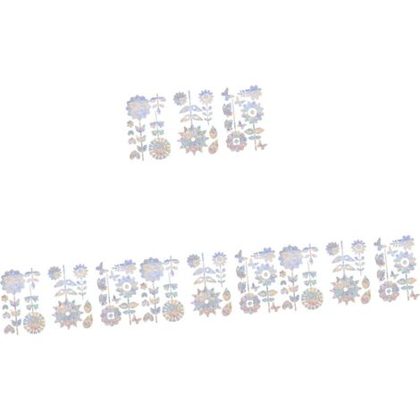 4ensembles Autocollant Anti-collision Pour Fenêtres Décoration Statique Des Oiseaux Pour Intérieur Et Extérieur Effet Lumineux Soleil (1/5)