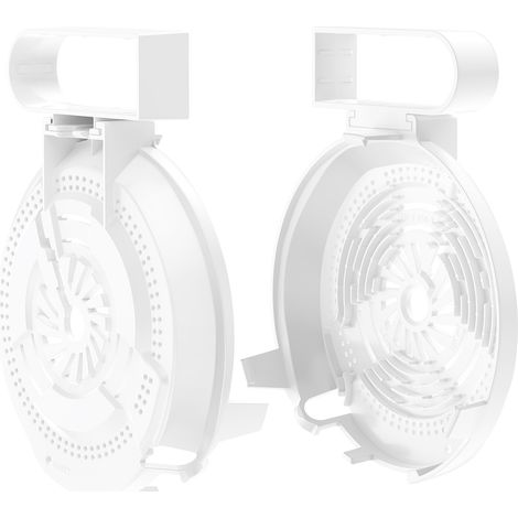 Support Murale pour M9 Plus Deco Système WiFi Mesh Plastique Blanc Plaque Electrique US/UK 3 Mounts Gestion Câble (1/4)