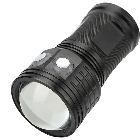 Lampe de Plongée LED Submersible 400LM QX3, Torche Étanche 100M pour Vidéo Sous-Marine et Exploration Aquatique (1/5)