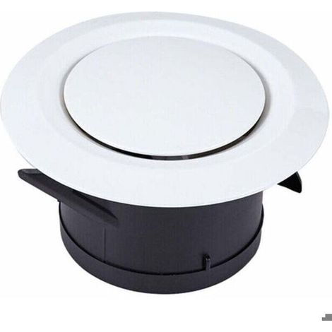 Bouche d'aération Ø100 SL.GT 3 griffes orientable - Grille ronde pour VMC (1/5)