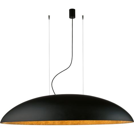 Suspension Nowodvorski Canoe 7926 5xE27 noir/or métal