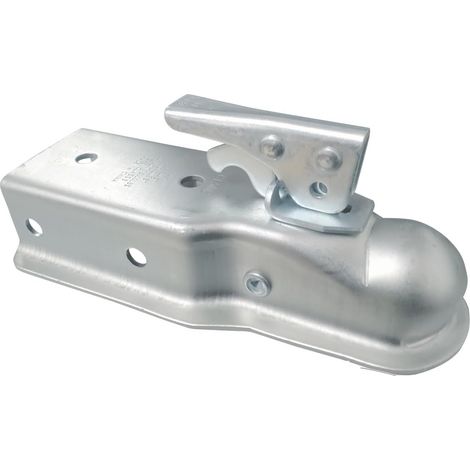 Coupleur De Remorque À Langue Droite 2 "x 3", for Canal 3 Pouces, Boule D'attelage 2 Pouces, 5000 LB, Galvanisé, Pièces De Camping-Car, Accessoires De Caravane De Camping-Car(Opition(1)) (1/5)