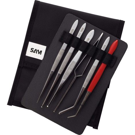 Kit de brucelles SAM en inox ( Prix pour 1 )