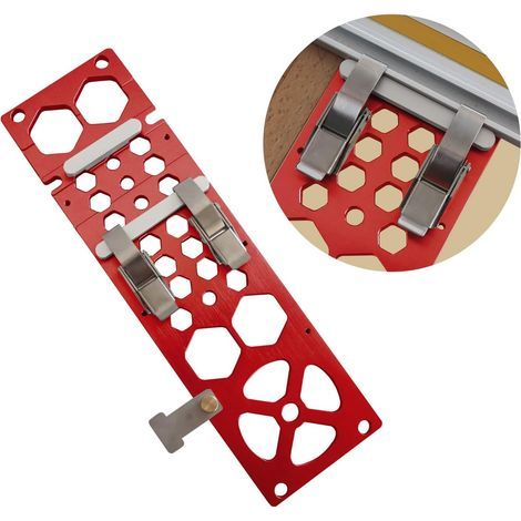 Scie à rail carrée de 340 mm, rouge à angle droit, compatible avec les rails de guidage Festool et Makita (1/5)