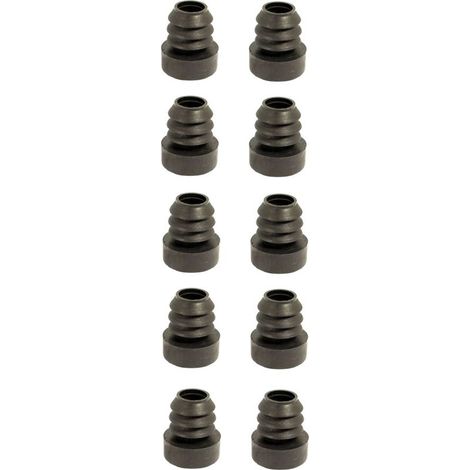 – Lot de 10 embouts de pied en plastique pour tubes 15mm – Type à ailettes – Protection de meubles – Stabilité renforcée (1/2)