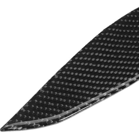Modification de voiture : garniture de panneau de lève-vitre en fibre de carbone pour Mitsubishi Lancer 08-16 (kit de 7 pièces), conduite à gauche. (1/5)