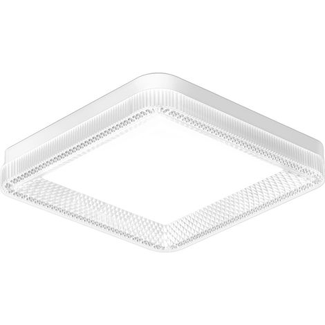 Lámpara de techo, de bajo consumo, diseño que cuida la vista, 48 W, luz blanca fría, 1 unidad. (1/2)