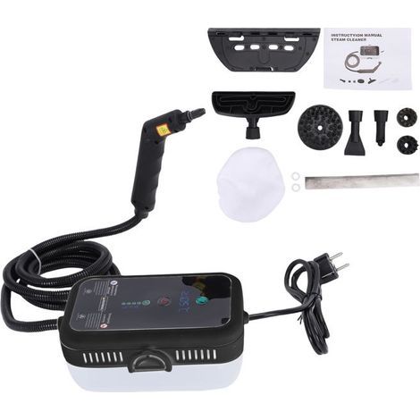 Nettoyeur vapeur haute pression – 1600W 105°C 3 bar – Cuisine hotte salle de bain – 230V noir (1/5)