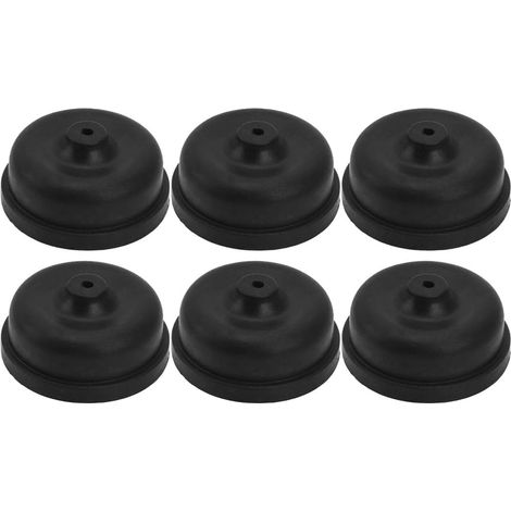 Lot de 6 diaphragmes noirs pour aquarium - Accessoires de pompe à air pour pompe à oxygène