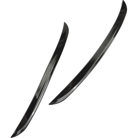 Enjoliveur d'aile de voiture noir brillant, protection de passage de roue, moulure de protection, compatible avec la plupart des voitures, 41,5 cm (1/5)