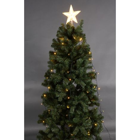 TrendLine Lichterkette mit Spitze 110 LED Innen Außen Baummantel Mantel