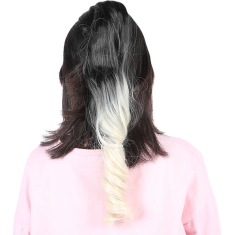 Clip-in-Haarverlängerungen, lockiges Haarteil 55 cm, Haaraccessoire für Damen (1/5)