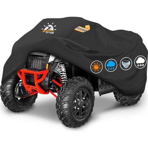 Quad Abdeckplane 241cm Heavy Duty Wasserdicht für ATV, Outdoor Fahrzeugschutz (1/5)
