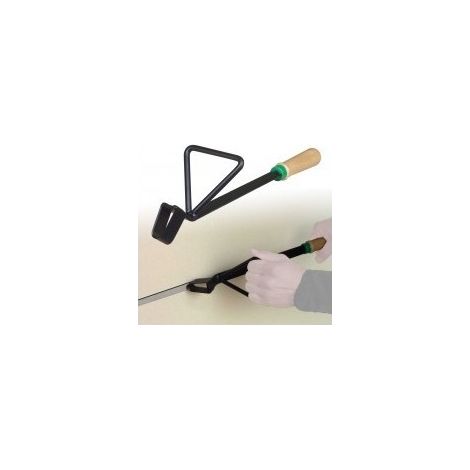 Outifrance – Gouge à rainurer le plâtre – Pour saignées dans cloisons en matériaux tendres – Outil professionnel pour gaines électriques (1/3)
