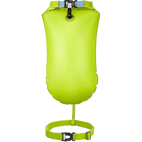 Boya de natación TuseRxln con cinturón, bolsa de remolque inflable, seguridad en aguas abiertas, triatlón, kayak. (1/4)