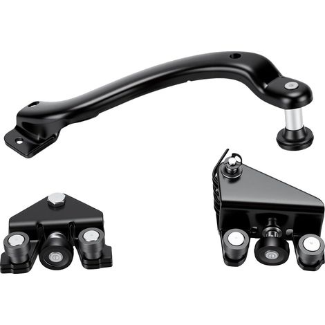 Roller hinge and support for sliding door, replacement kit 2001-2014, OEM part numbers: 7700312370 7700312372 7700312012 (1/5)