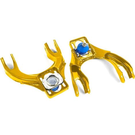 Automotive modification: Civic steering arm 92-95 EG/DC2 adjustable front tilt triangular control arm - yellow (one pair) (1/4)