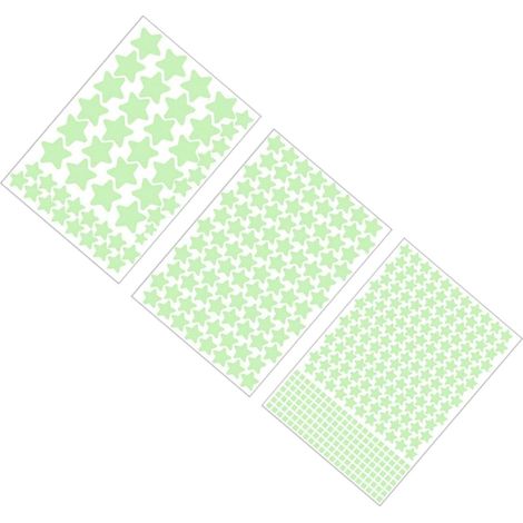 Autocollants étoiles fluorescentes en PVC design original 3 (1/5)