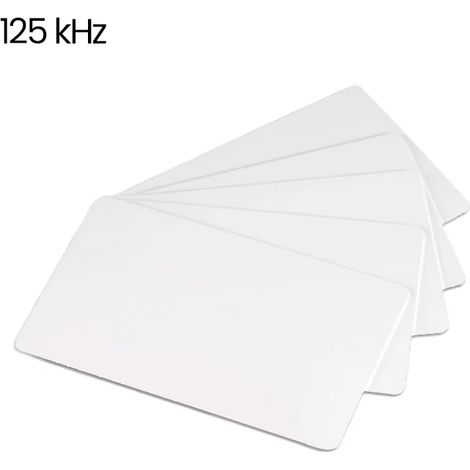 Set mit 10 RFID-Karten, codiert mit 125 kHz, weiß, HD-RWC01 (1/4)