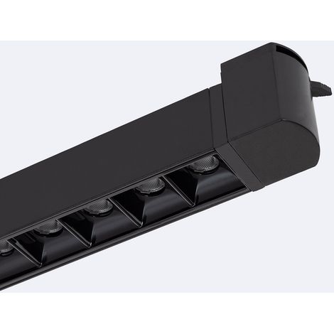 3-Phasenstromschiene Linear LED-Strahler 15W UGR13 4000K Schwarz