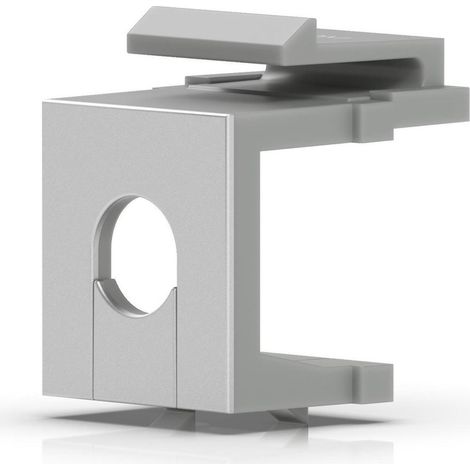 Inserts snap in Ubiquiti argentée polycarbonate 18 mm