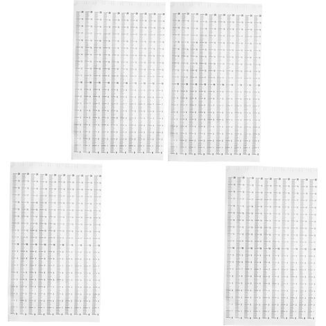 CHILDWEET Lot de 60 rubans à mesurer adhésifs avec échelle (1/5)