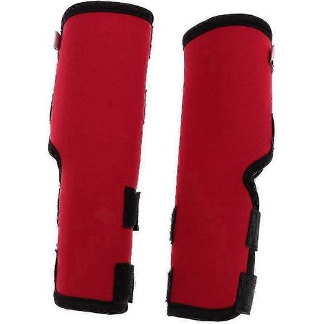 Coussinets de protection en néoprène pour pattes de chien, attelle articulaire pour chien-Red L (1/5)