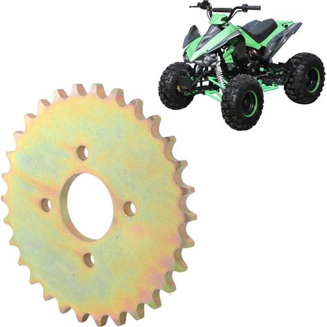 Chaîne 30 dents n° 530 et pignon arrière pour quad/moto tout-terrain (1/5)